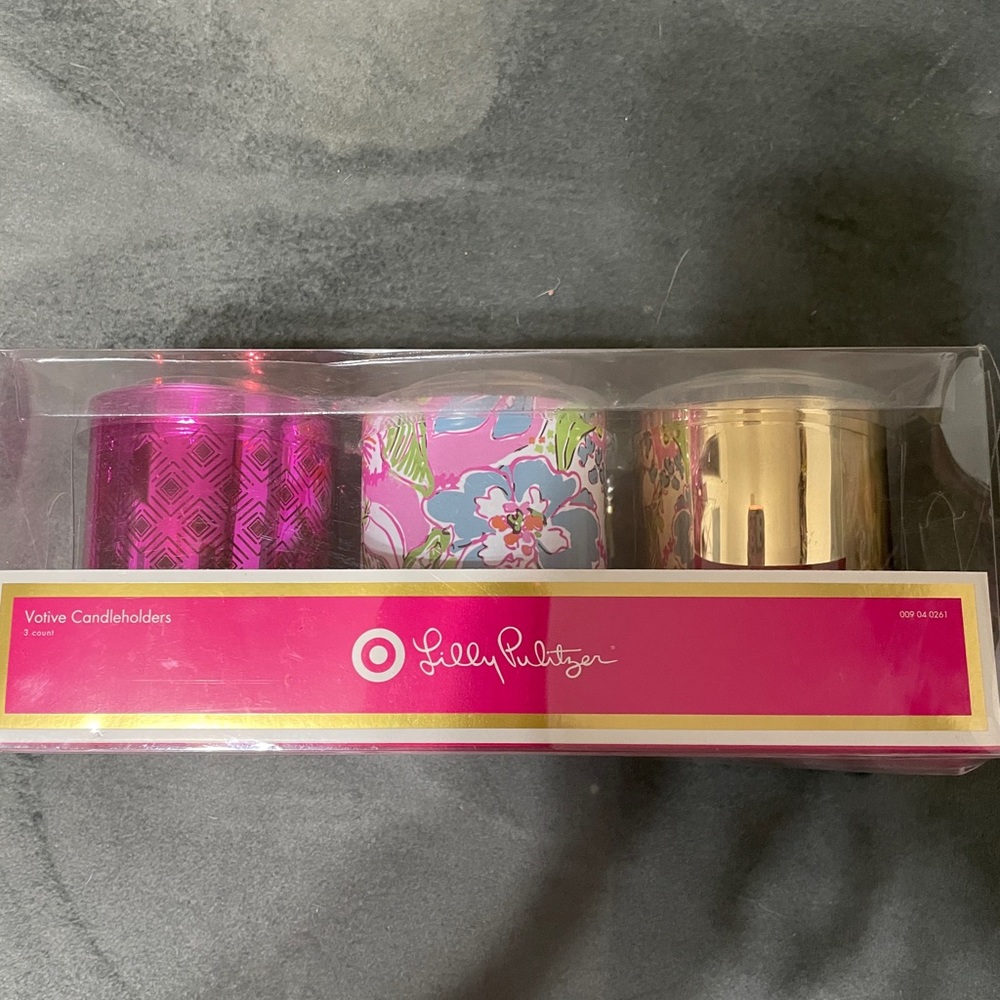 Lilly Pulitzer for Target Votive Candleholders BNWT